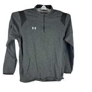 Under Armour Men's Gray 1/4 Zip Pullover Sweater Size XL